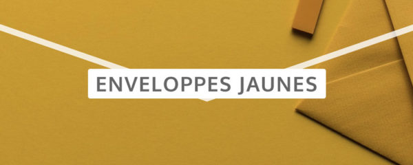 Enveloppes Jaunes Professionnelles